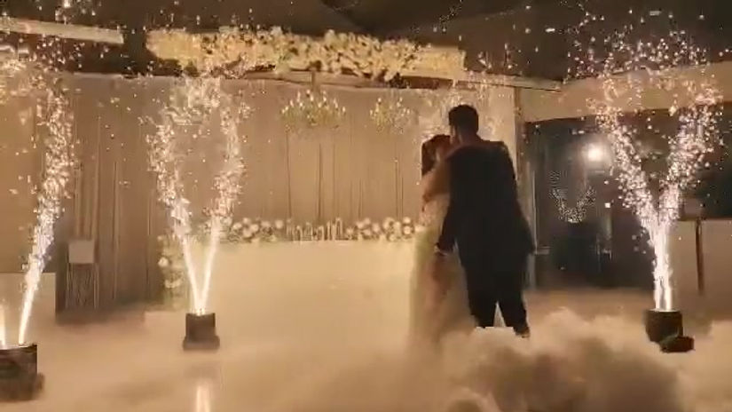 Sfera's Park Suites: Sparkler Spins & Dry Ice for Unforgettable Wedding Moments | Adelaide Event Effects